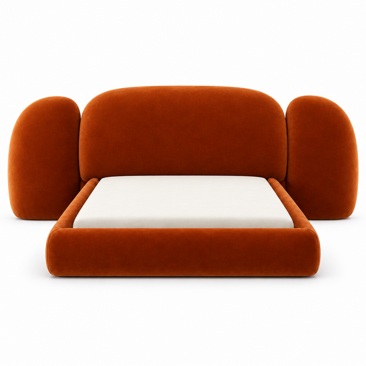 Orin Sculptural Upholstered Bed