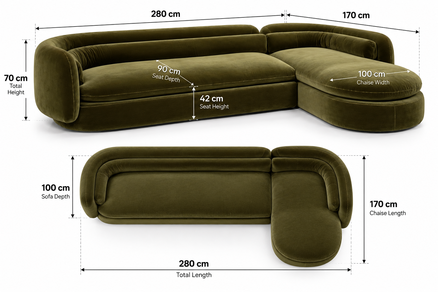 Nikolai L-Shape Sofa