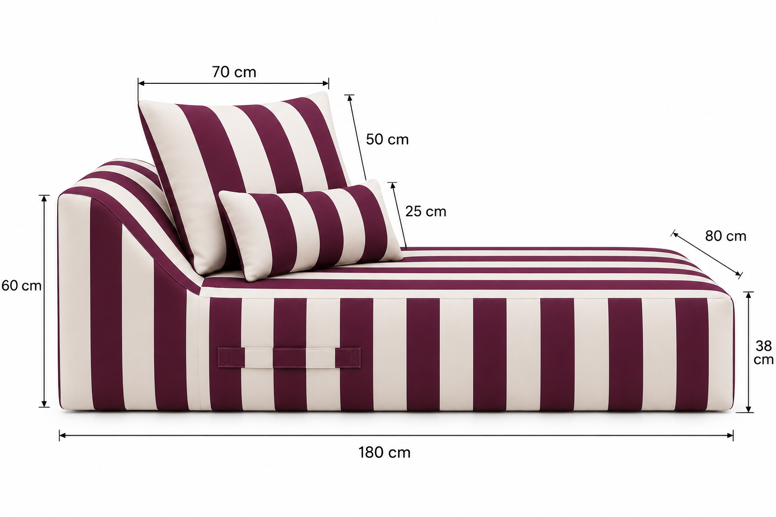 Riva Outdoor Chaise Lounge