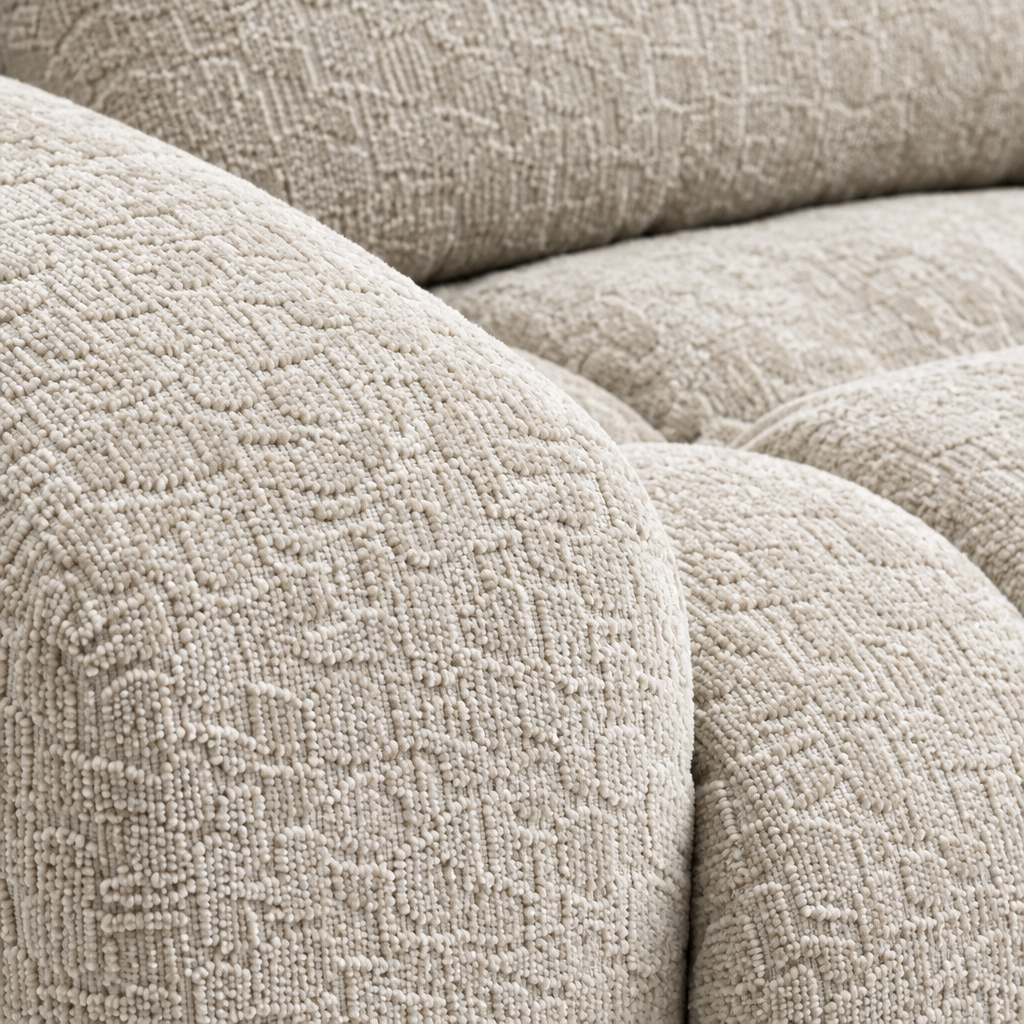 Calvero Deep-Tufted Chenille Armchair