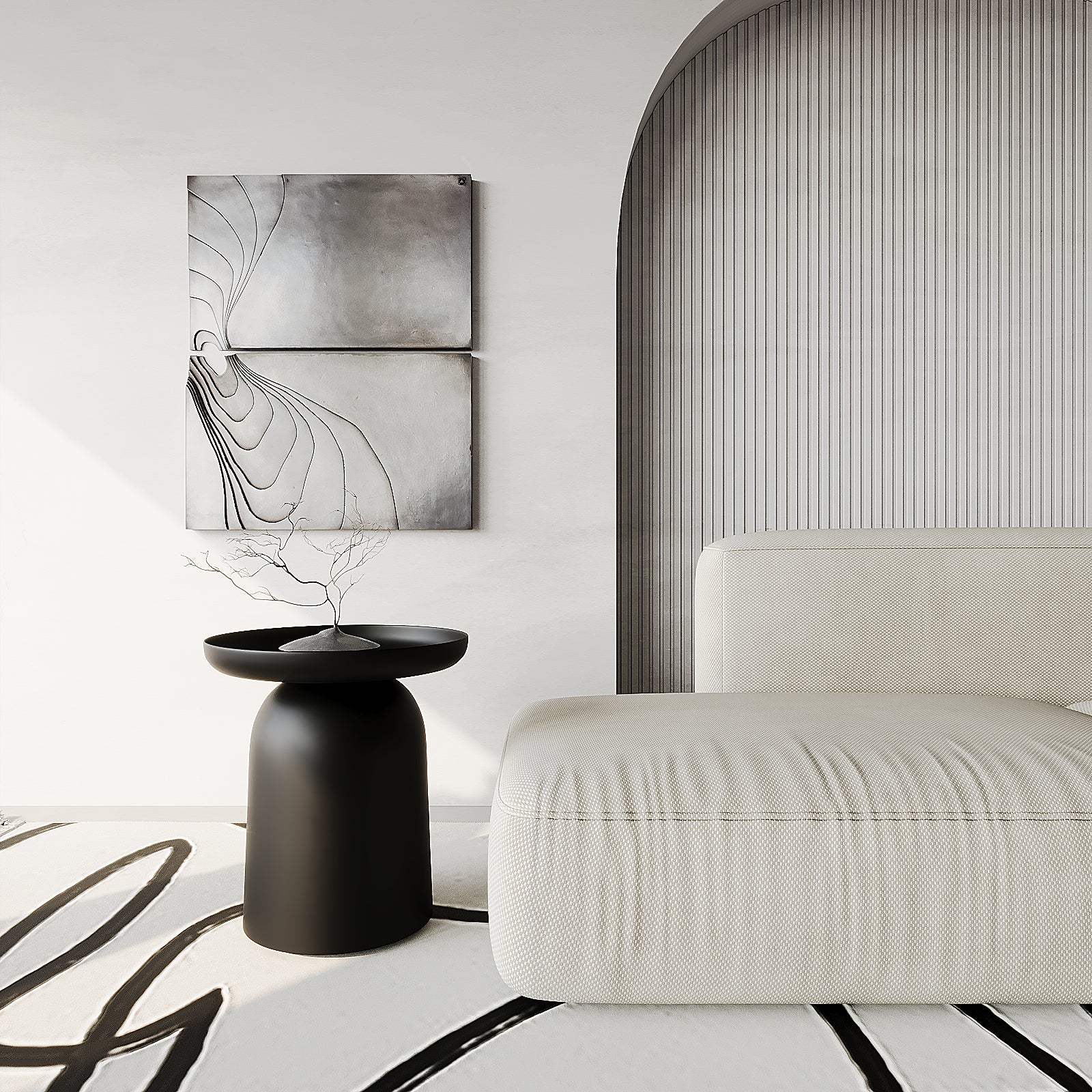 Nera Side Table / 44 x 48 CM