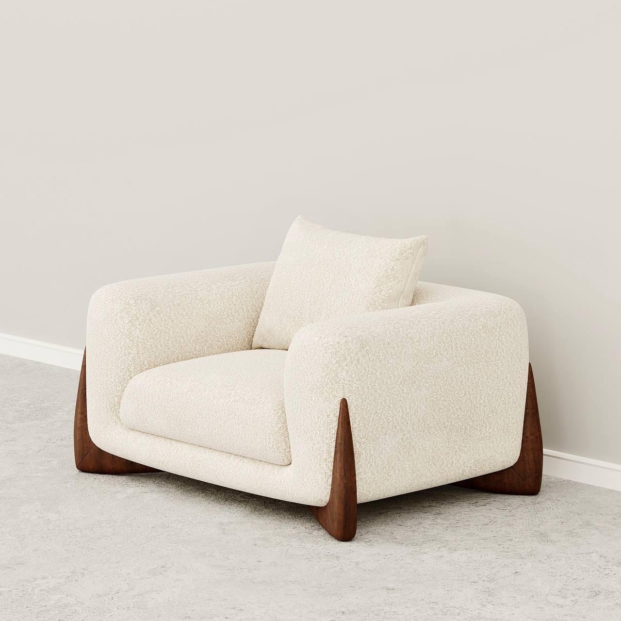 Valentina Armchair / Beige Boucle