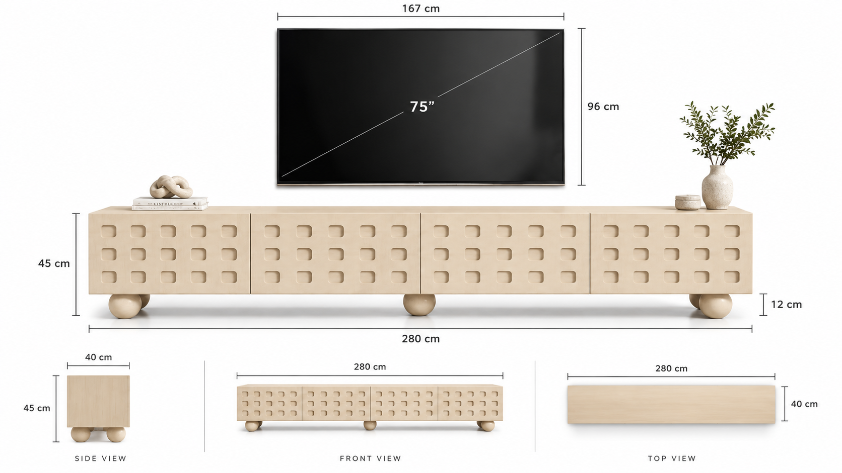 Lusso TV Console