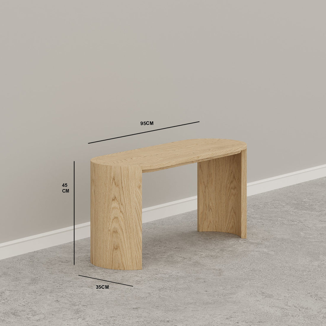 طاولة قهوة سيندي / 95 × 35 سم