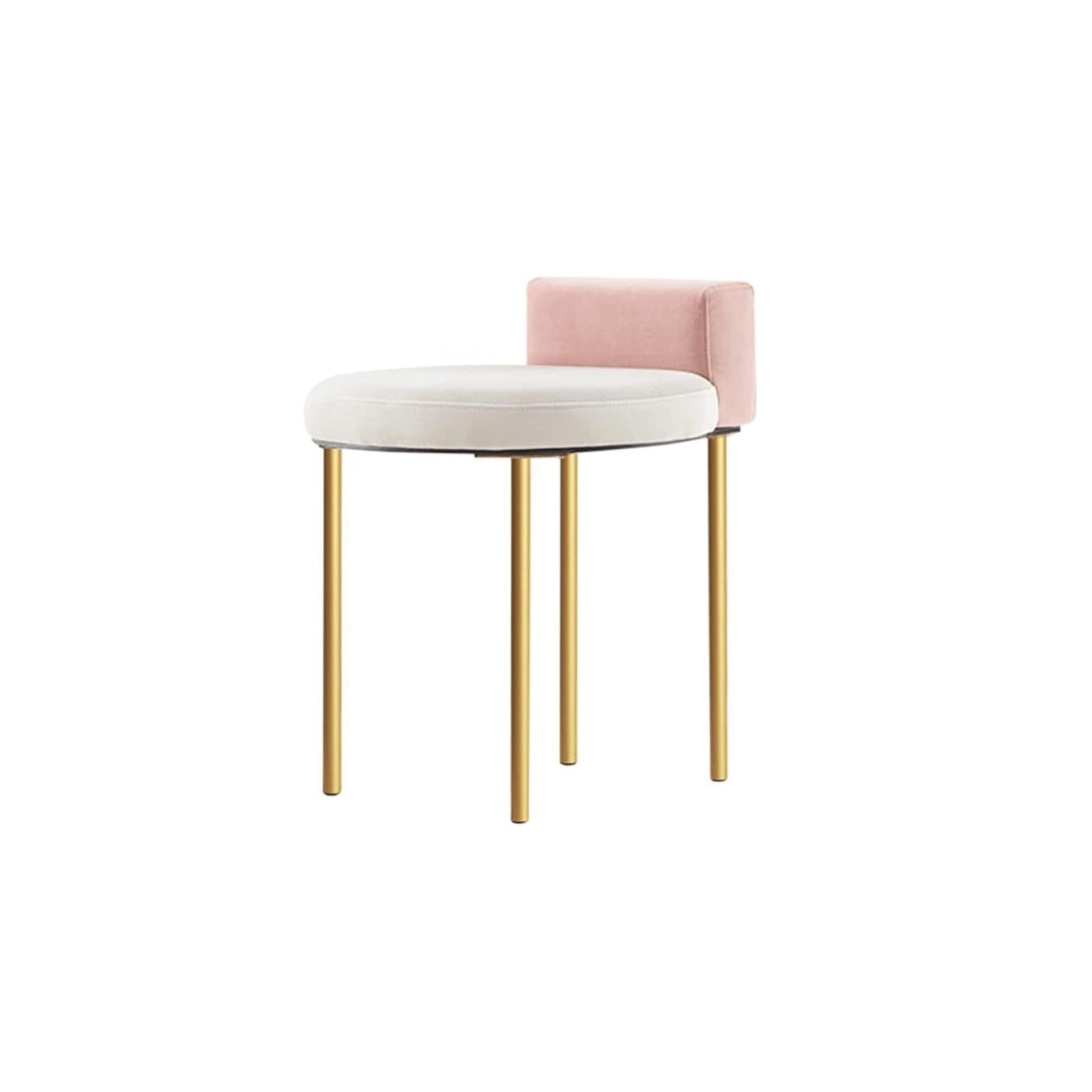 Liora Round Upholstered Low-Back Accent Chair