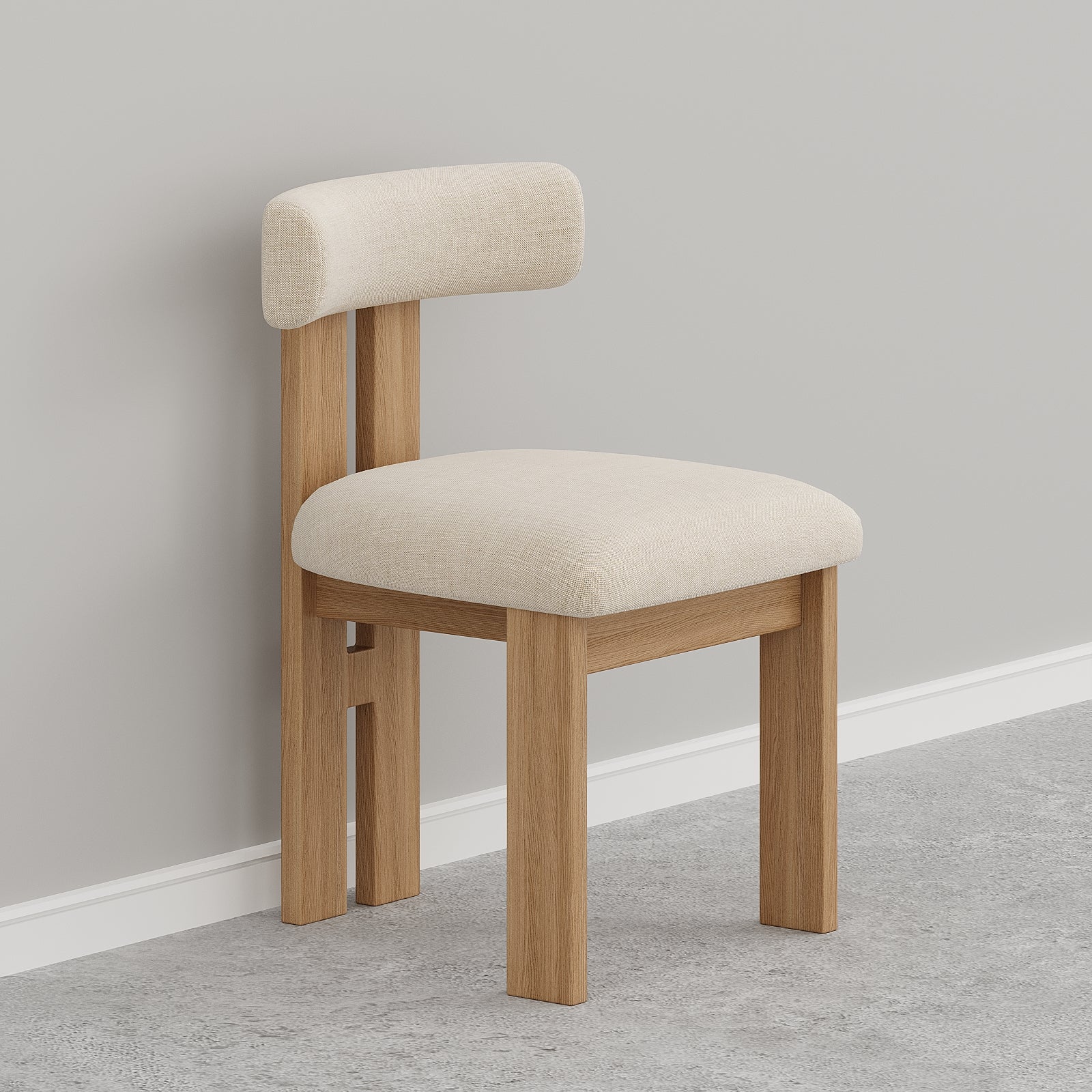 Zuma Dining Chair / Off-White Linen