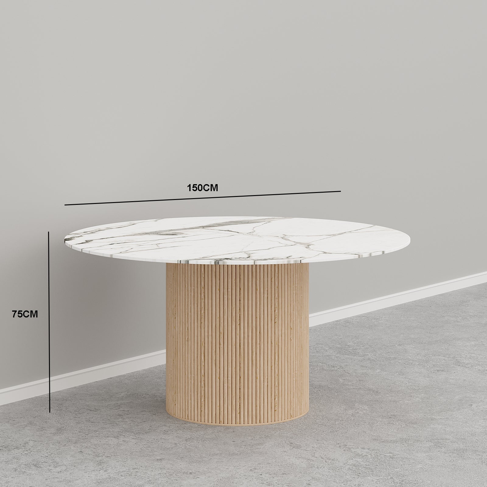 Kenai Dining Table / 150 x 75 CM