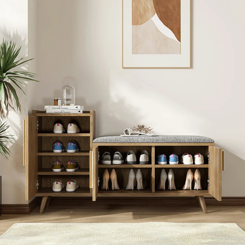 مقعد تيرنر / مع وحدة تخزين أحذية