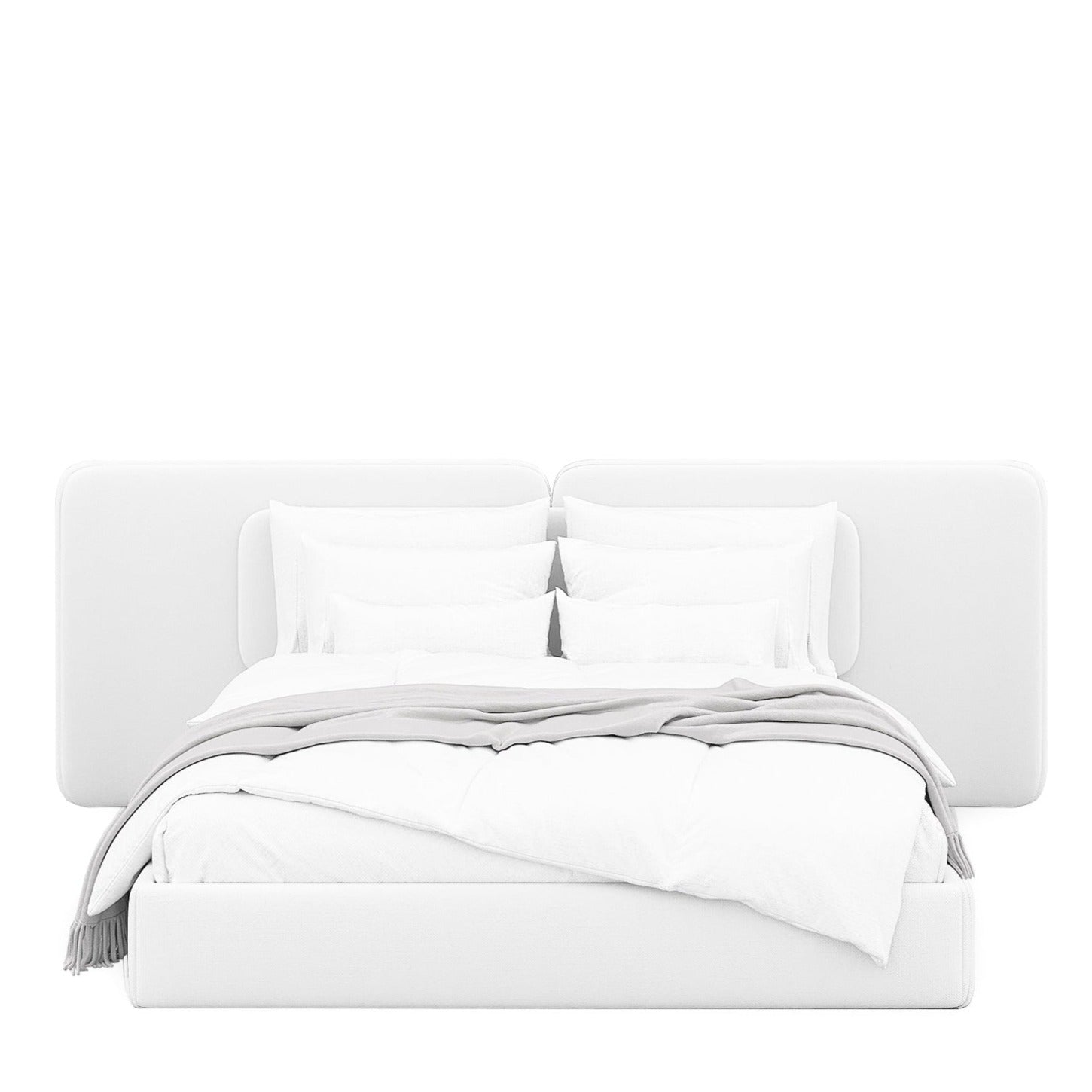 Spartan Bed / Off-White Linen