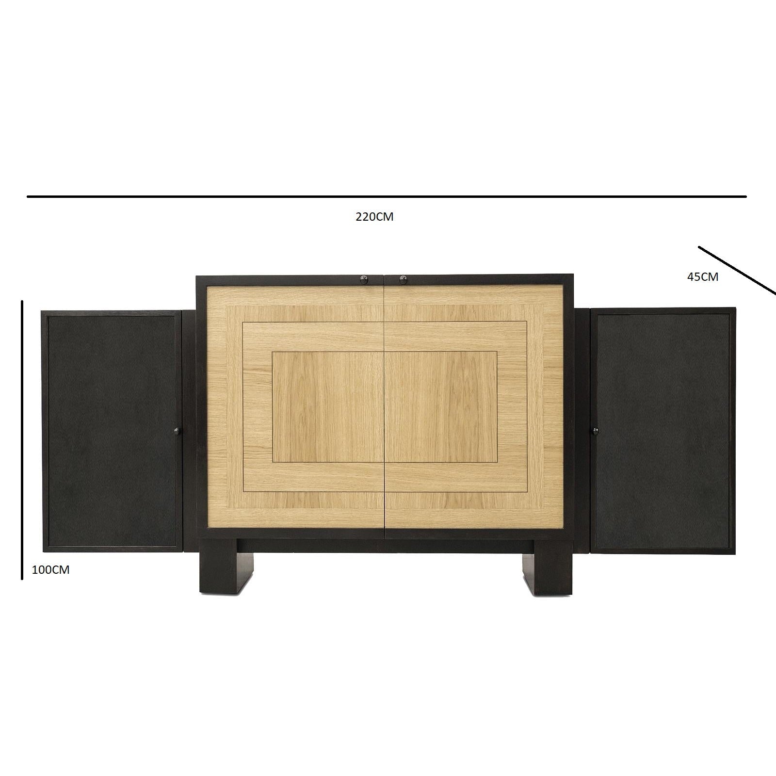 Golden midnight sideboard