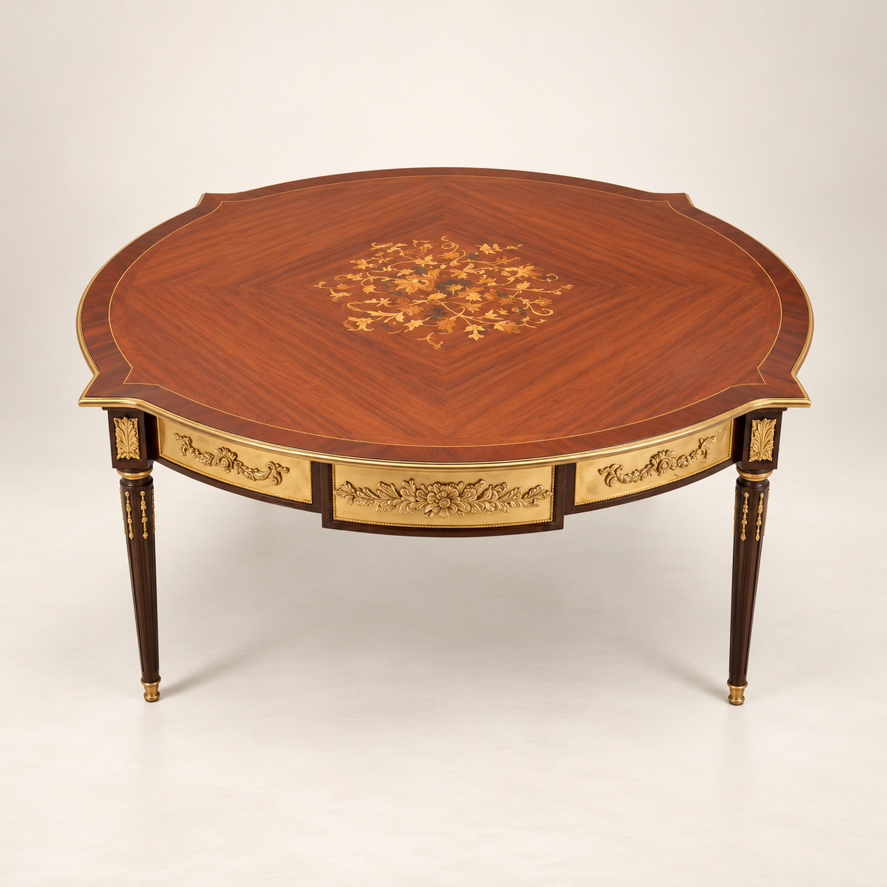 Bellecour Neoclassical Marquetry Coffee Table