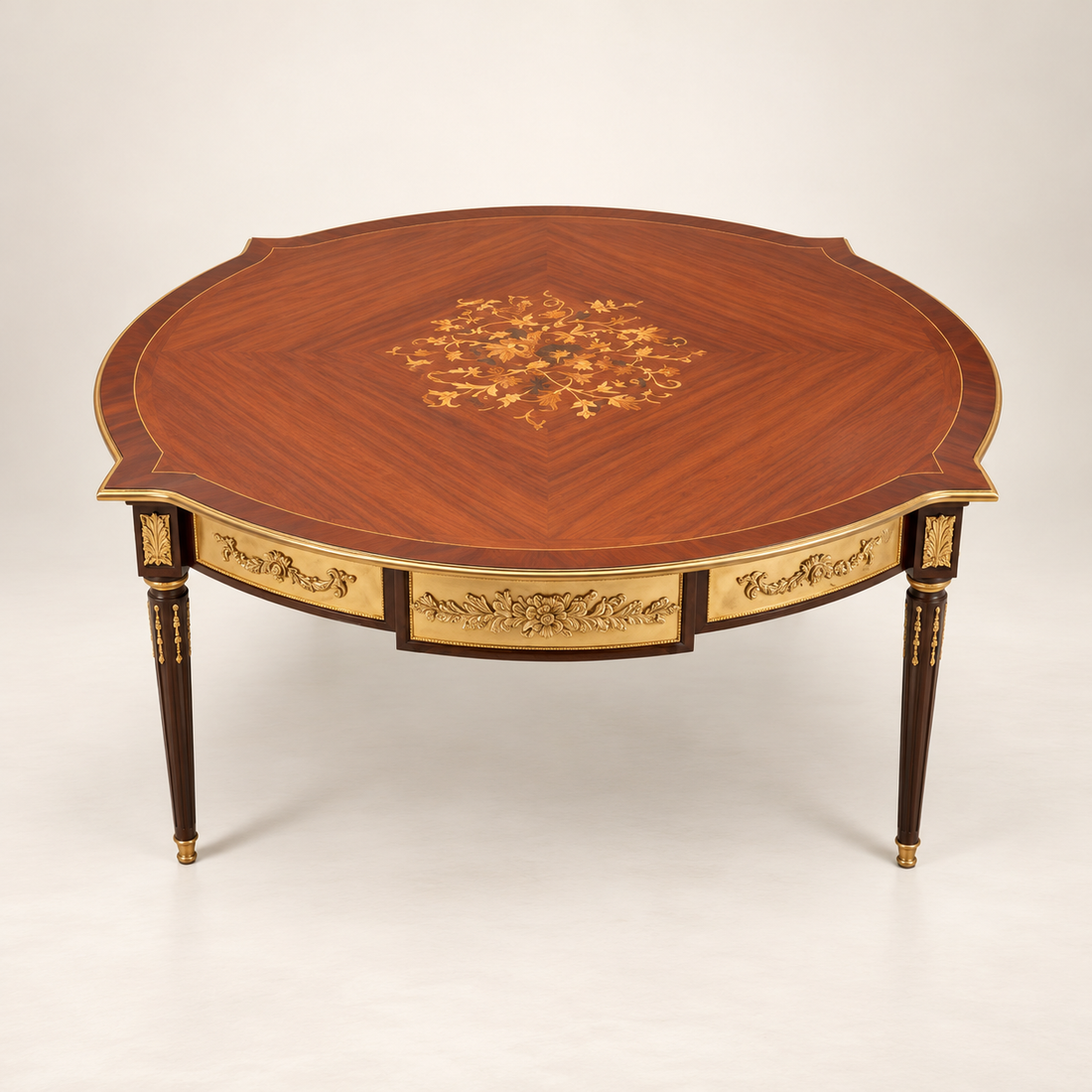 Bellecour Neoclassical Marquetry Coffee Table