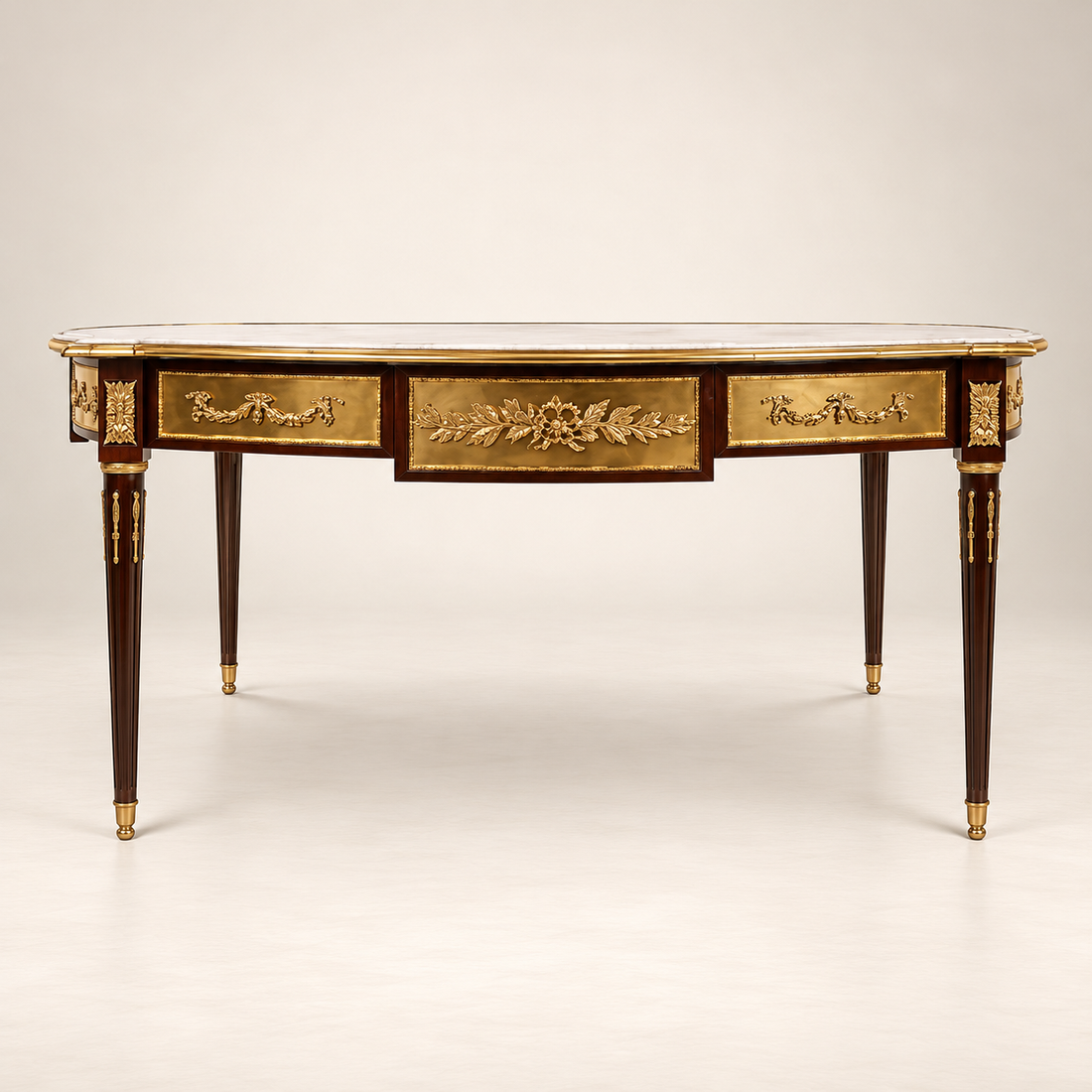 Bellecour Neoclassical Marquetry Coffee Table