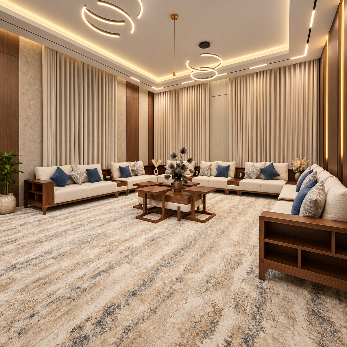 Al Khawaneej Villa Interior Décor & Complete Furnishing