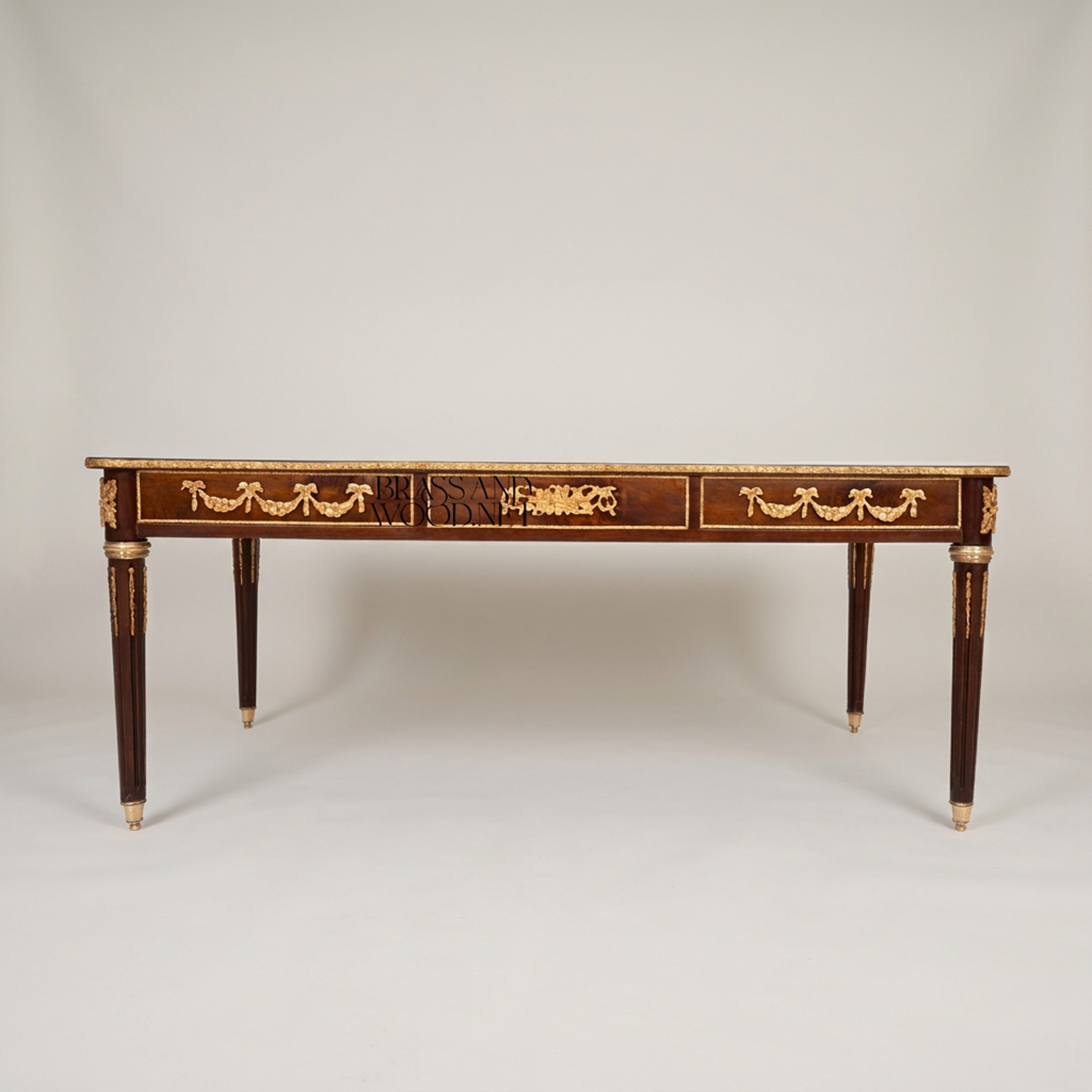 Valmont Marquetry Coffee & Side Table Set – 3 Pieces