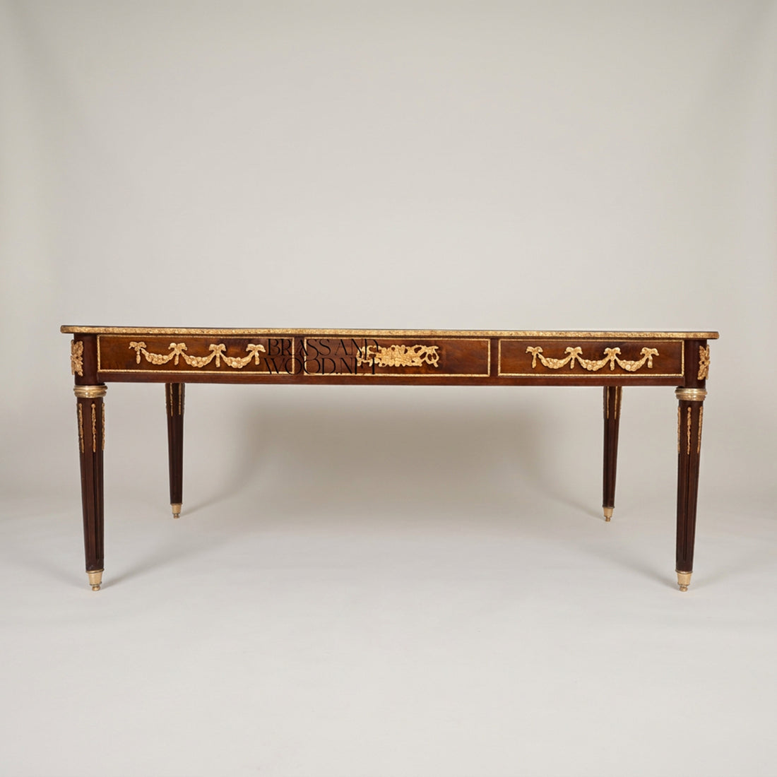 Valmont Marquetry Coffee & Side Table Set – 3 Pieces