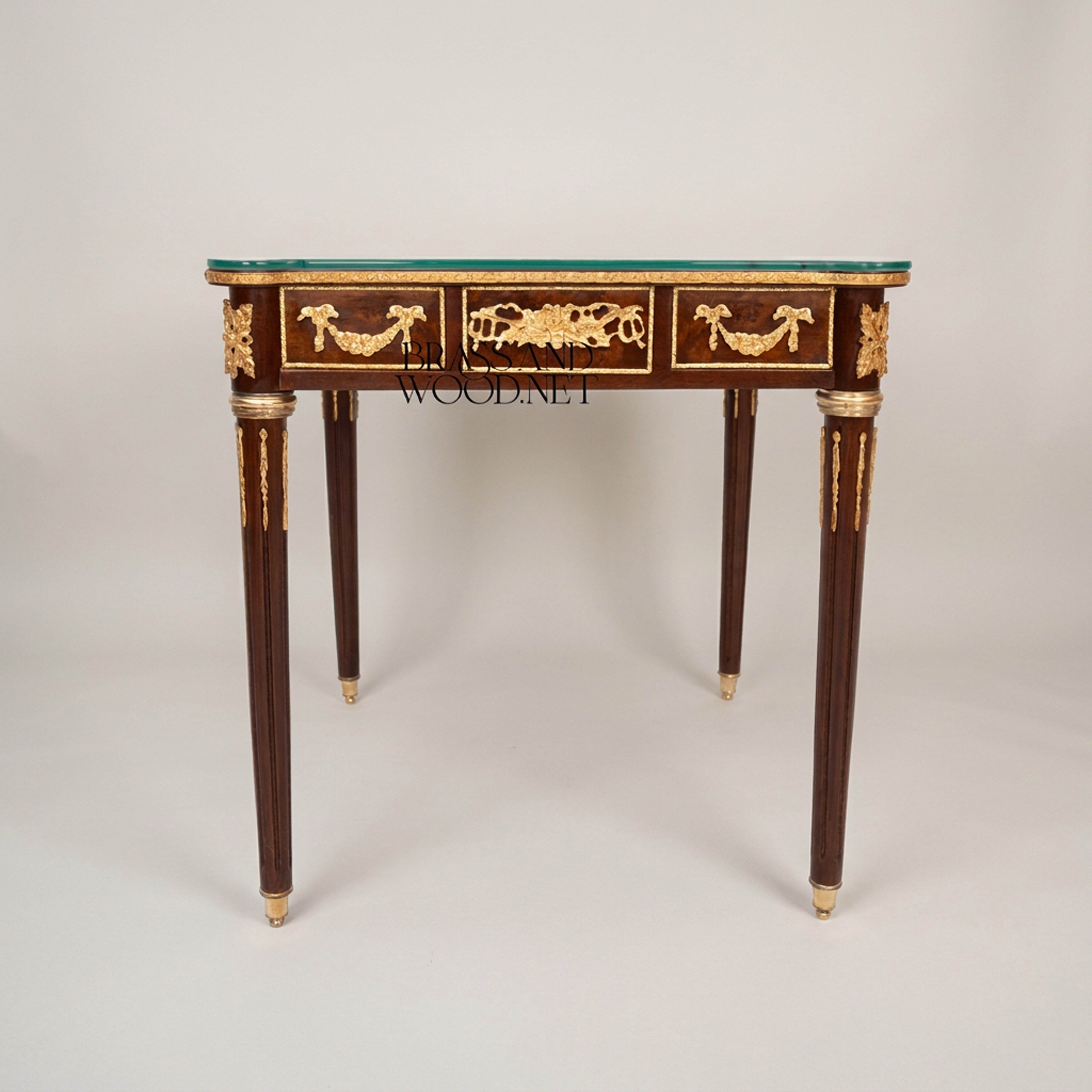 Valmont Marquetry Coffee & Side Table Set – 3 Pieces