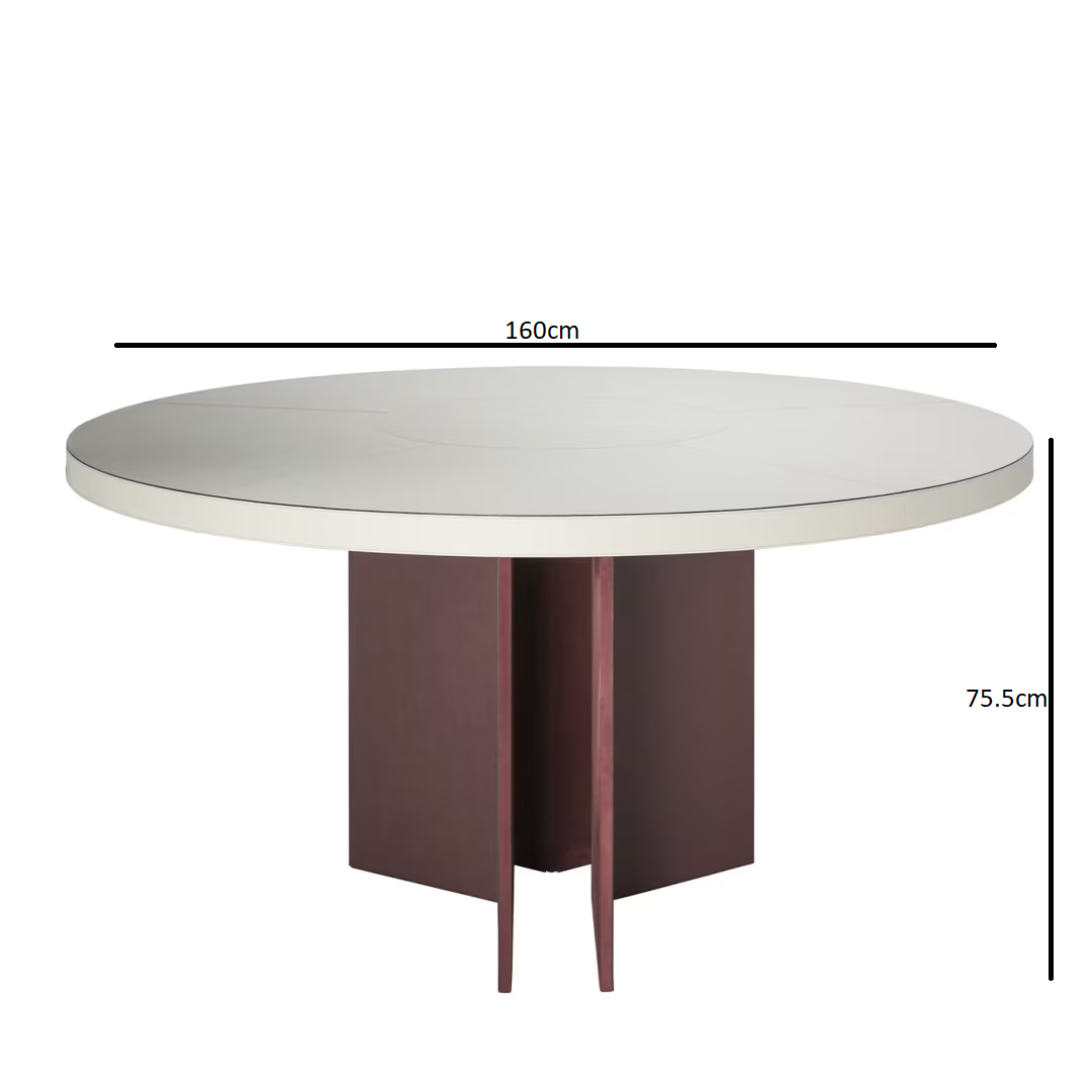 Tavelle Round Wood Dining Table