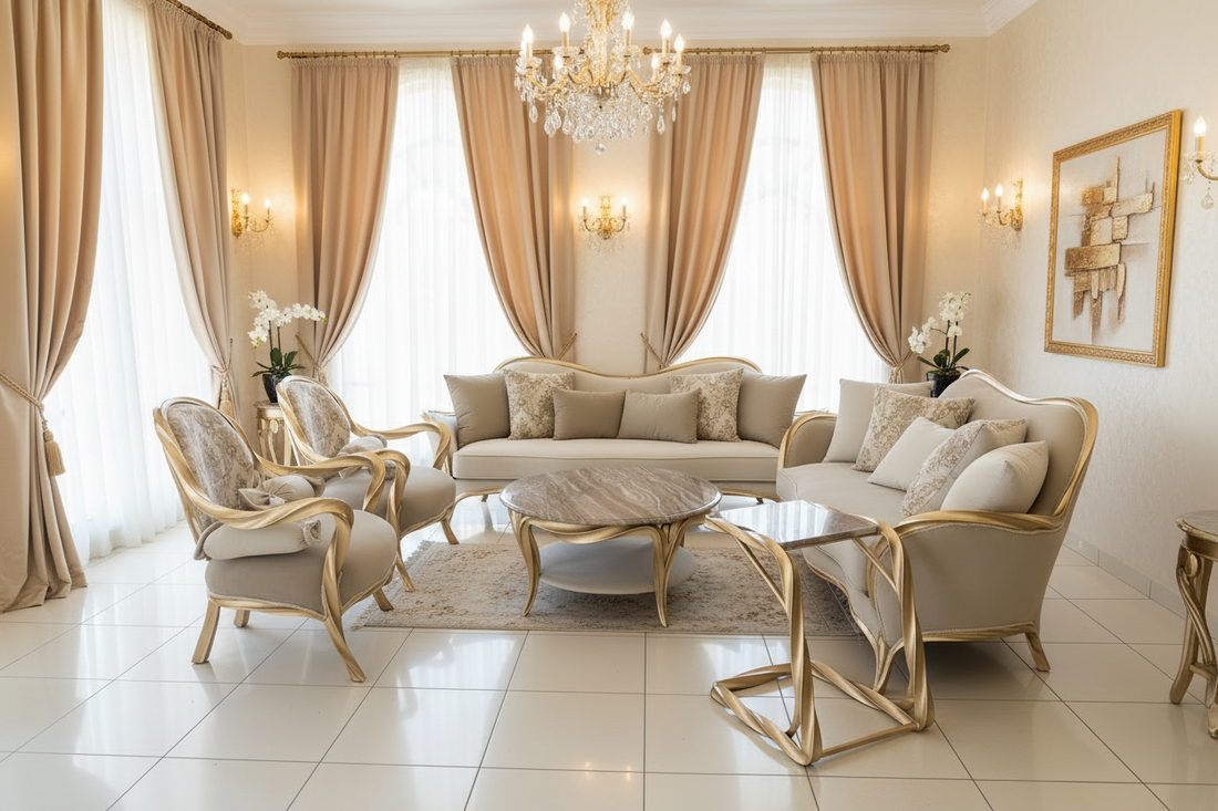 Swan Neo-Classical Salon Set