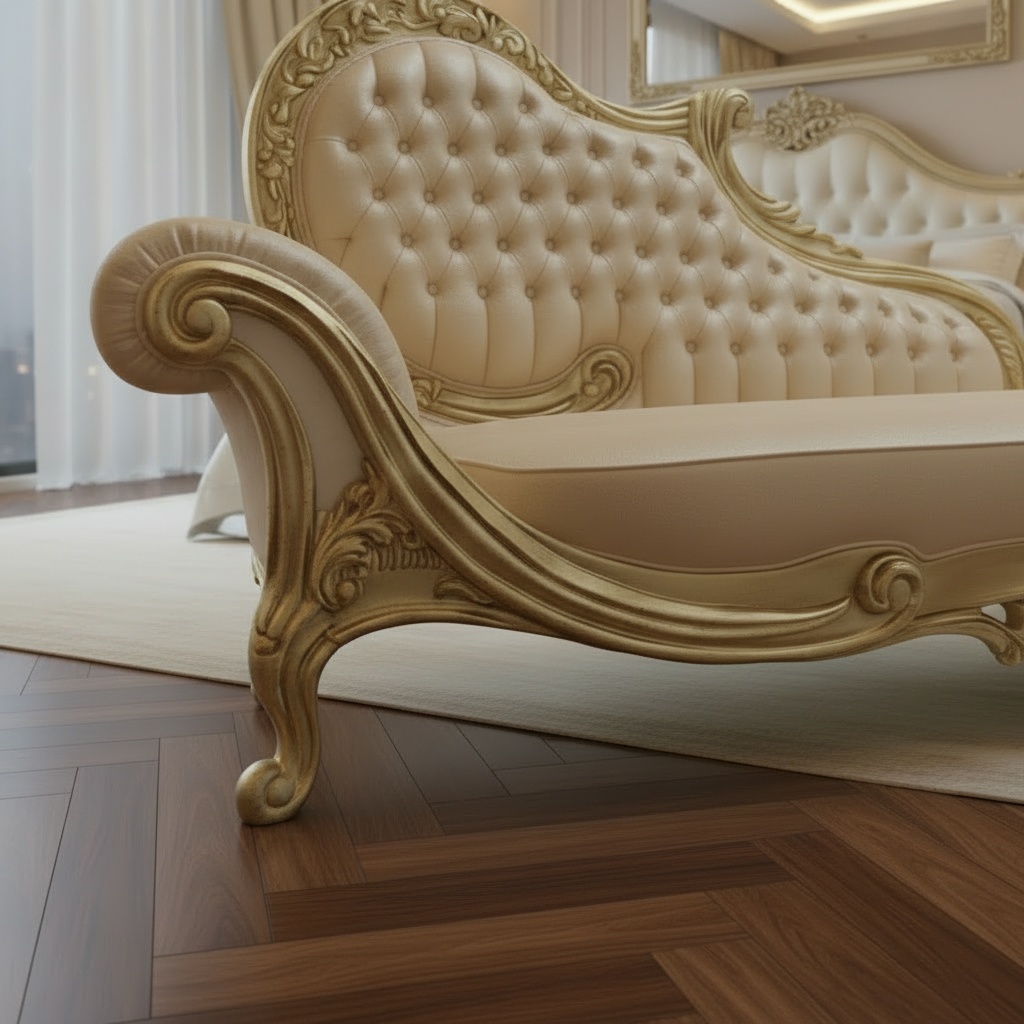 Seraphina Velvet Chaise Lounge