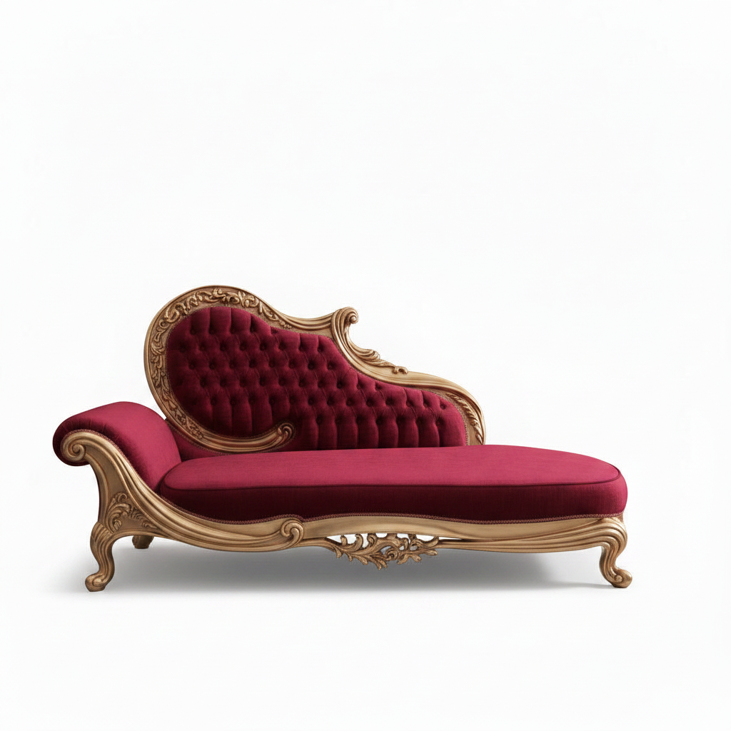 Seraphina Velvet Chaise Lounge