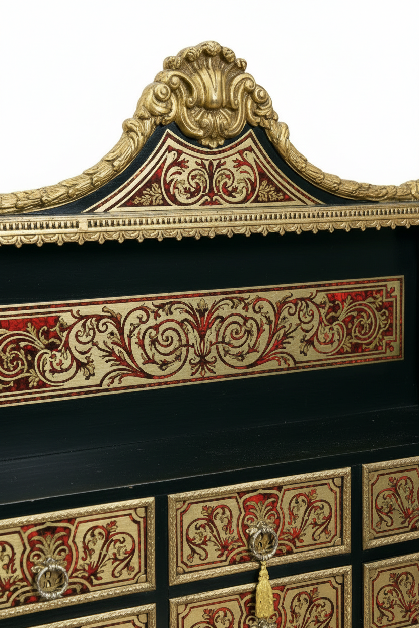 Boulle Secretary Desk – Masterful Antique Elegance