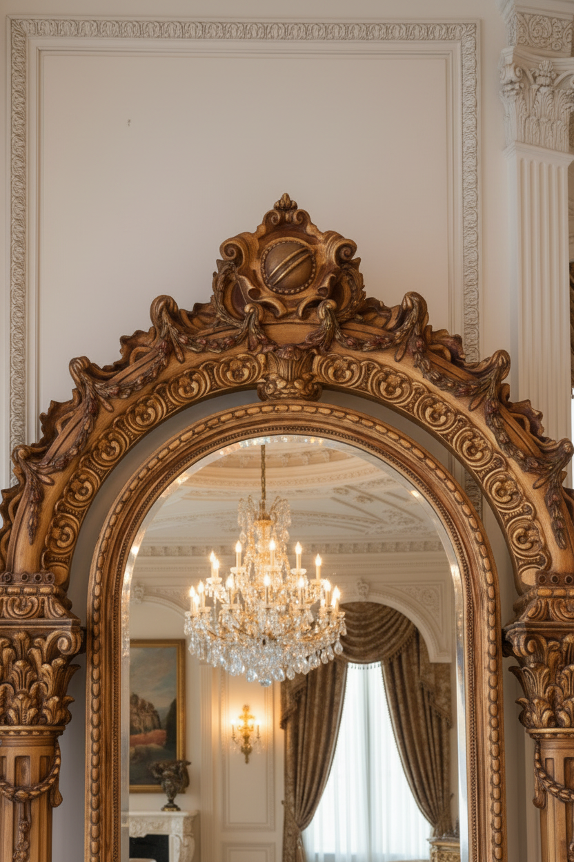 Sovereign Arch Floor Mirror