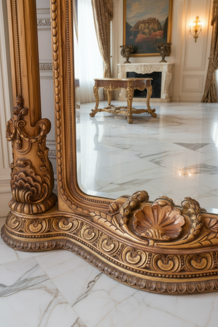 Sovereign Arch Floor Mirror
