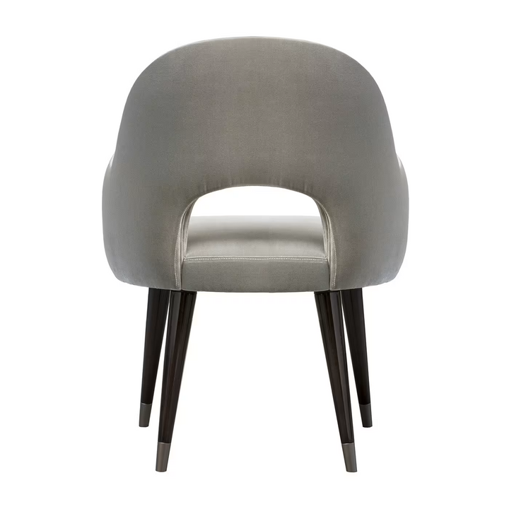 Arlo Curved Upholstered Armchair