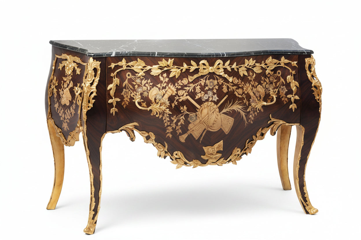 Monalisa Marquetry Chest