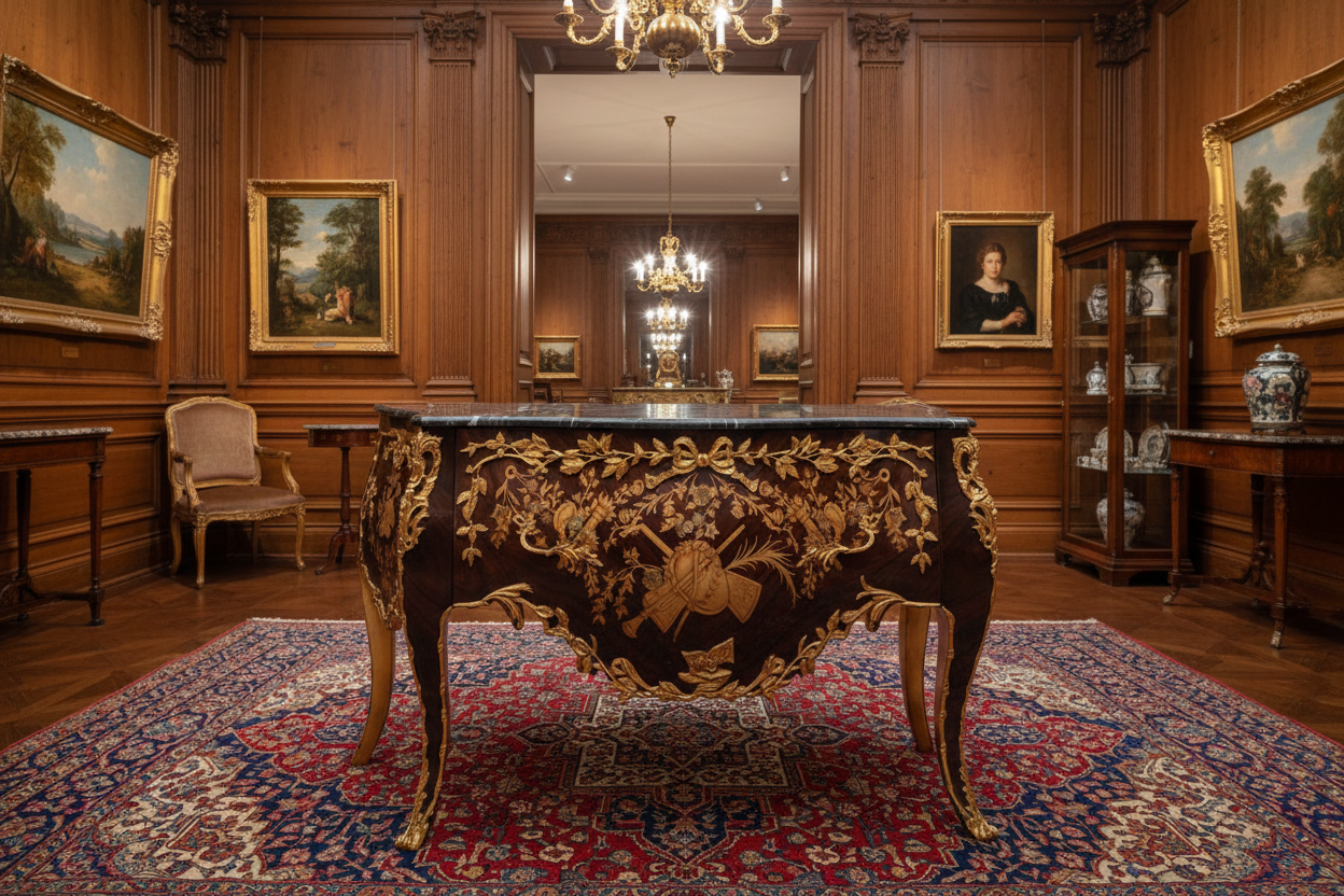 Monalisa Marquetry Chest
