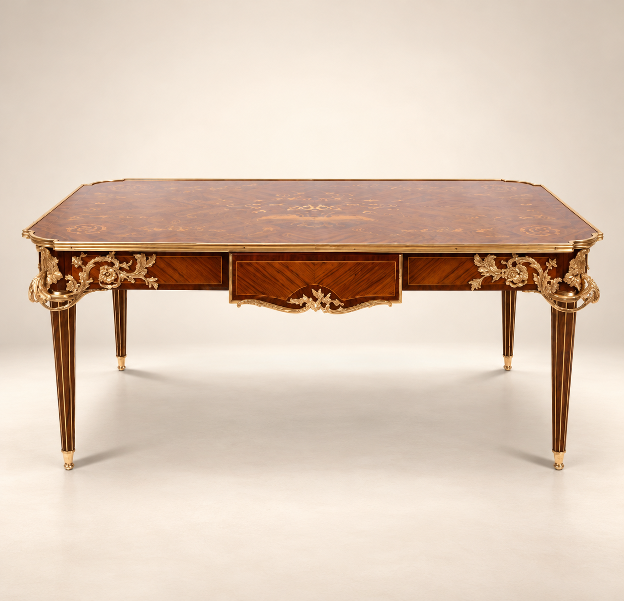 Virelle Floral Marquetry Table