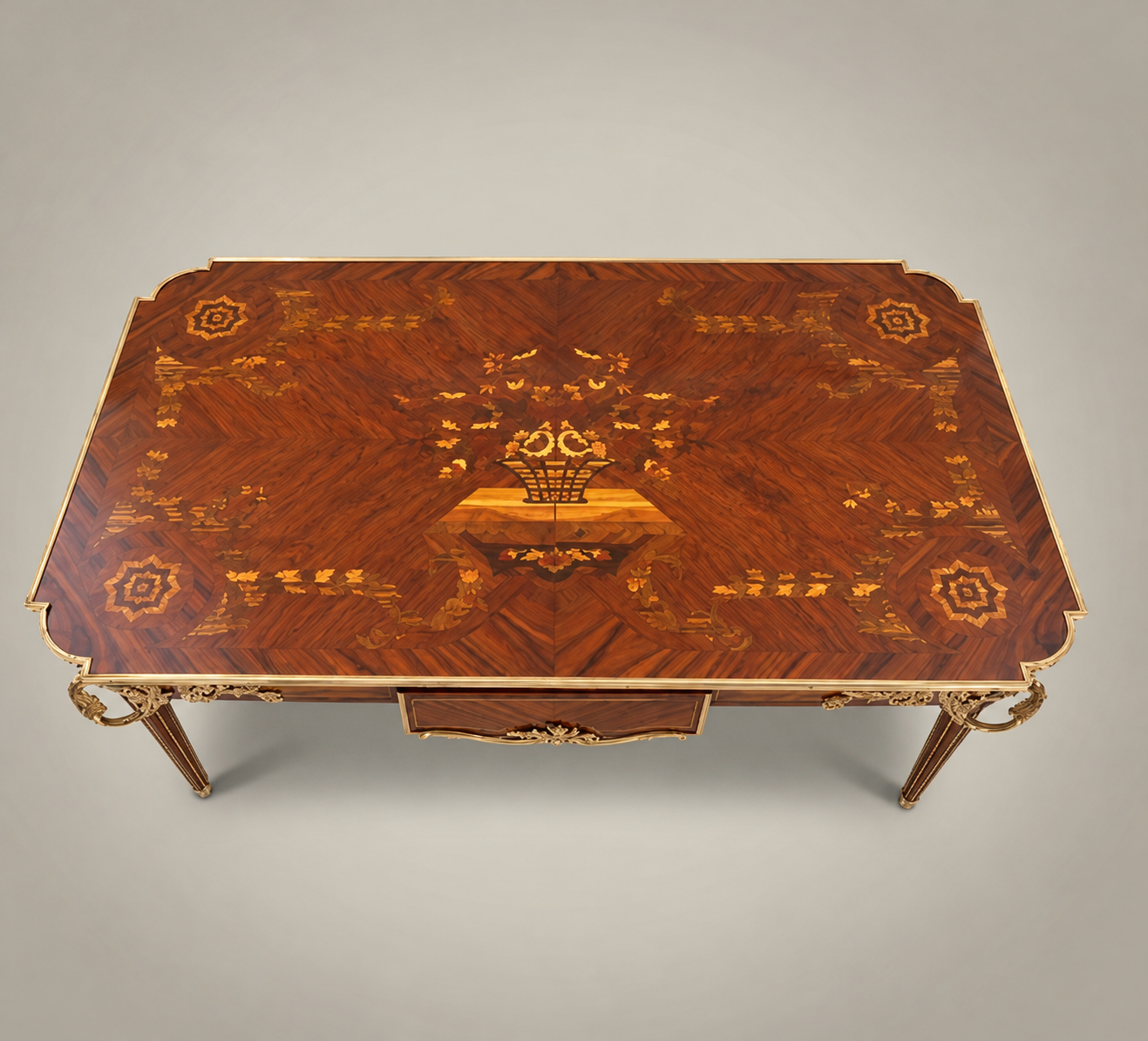 Virelle Floral Marquetry Table