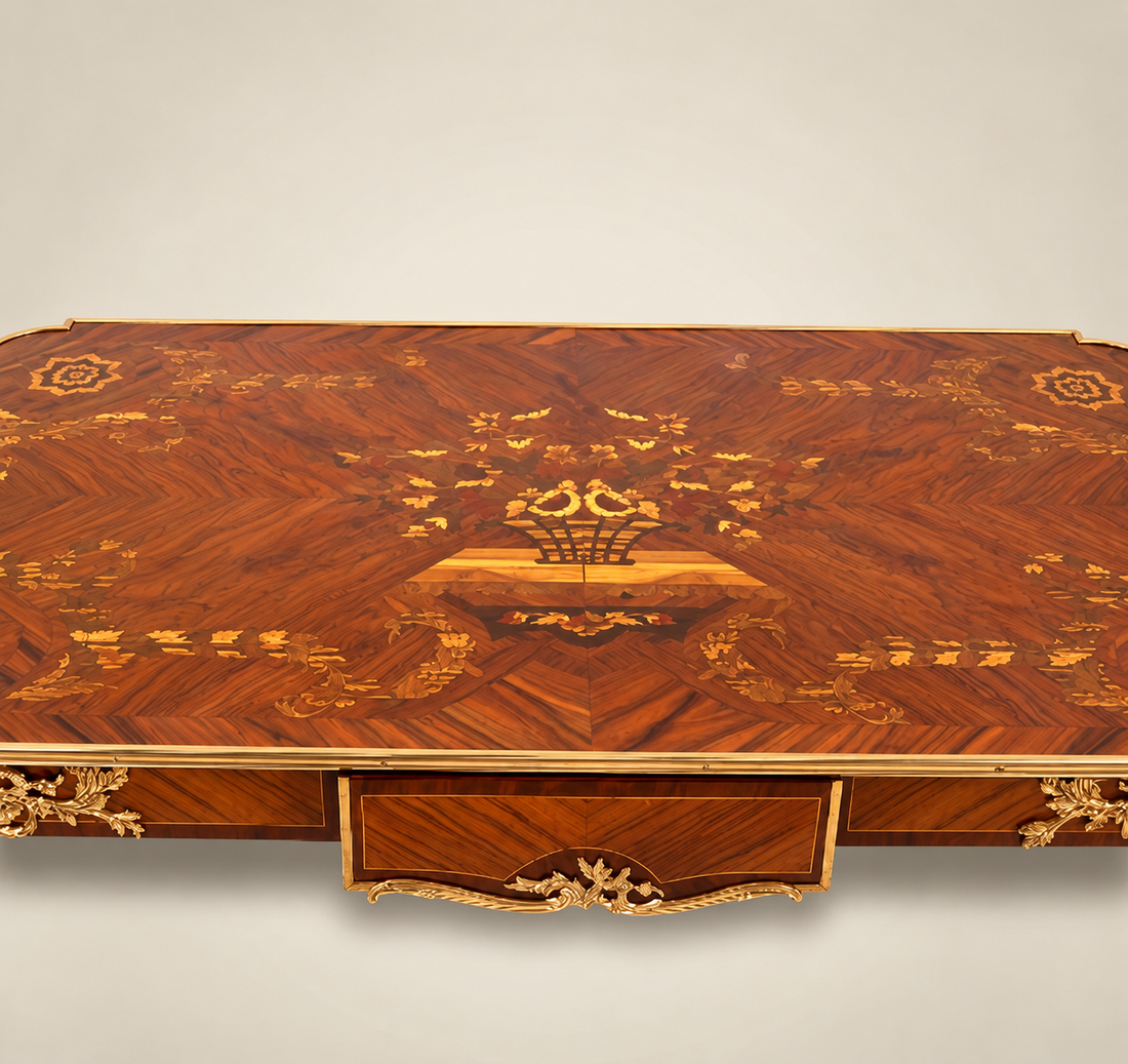 Virelle Floral Marquetry Table