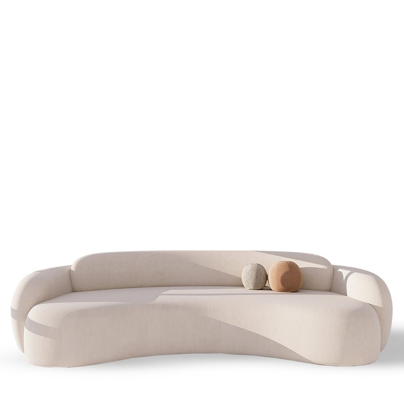 Carmel Sofa 2S / Off-White Cotton Blend