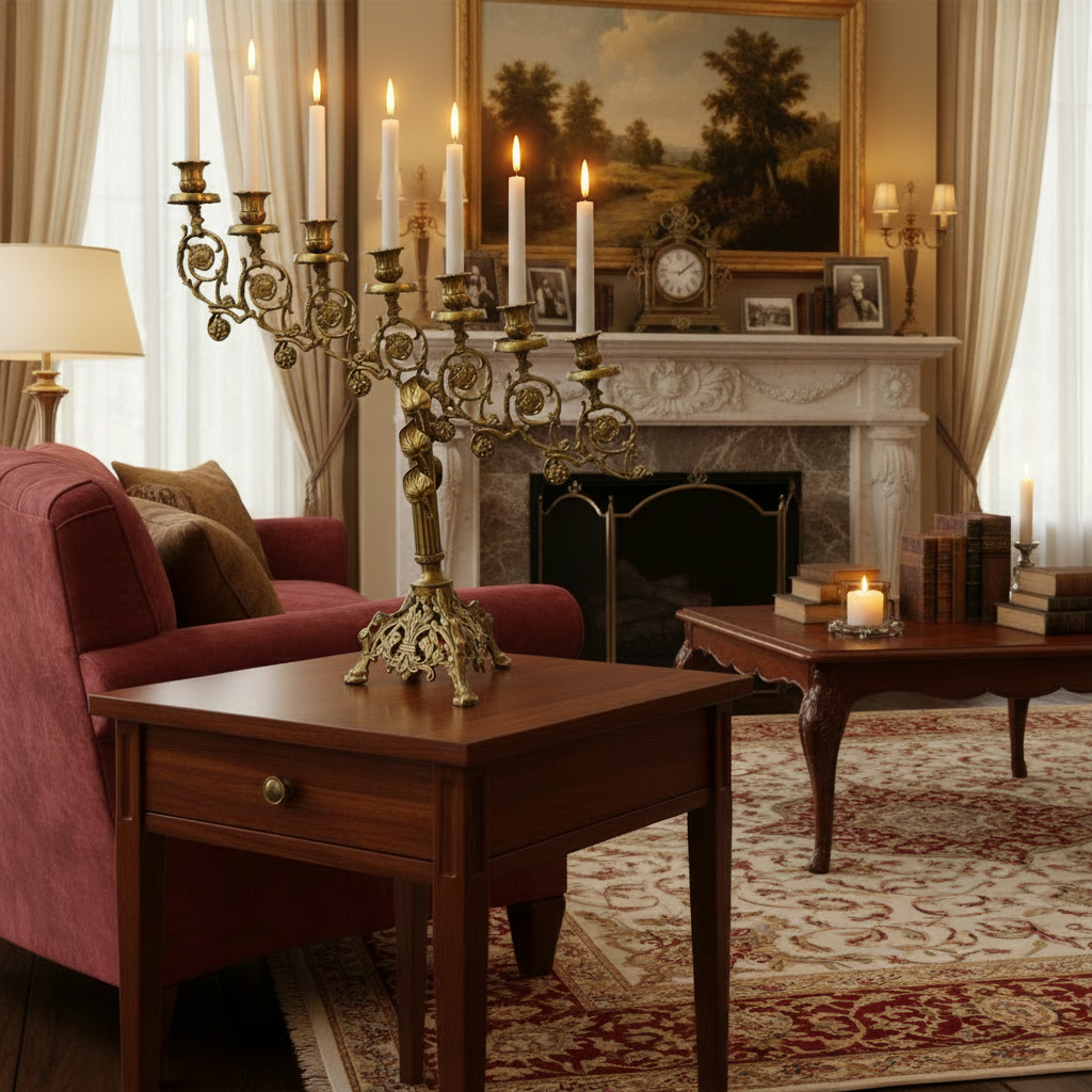 Imperial 7-Lite Solid Brass Candelabra