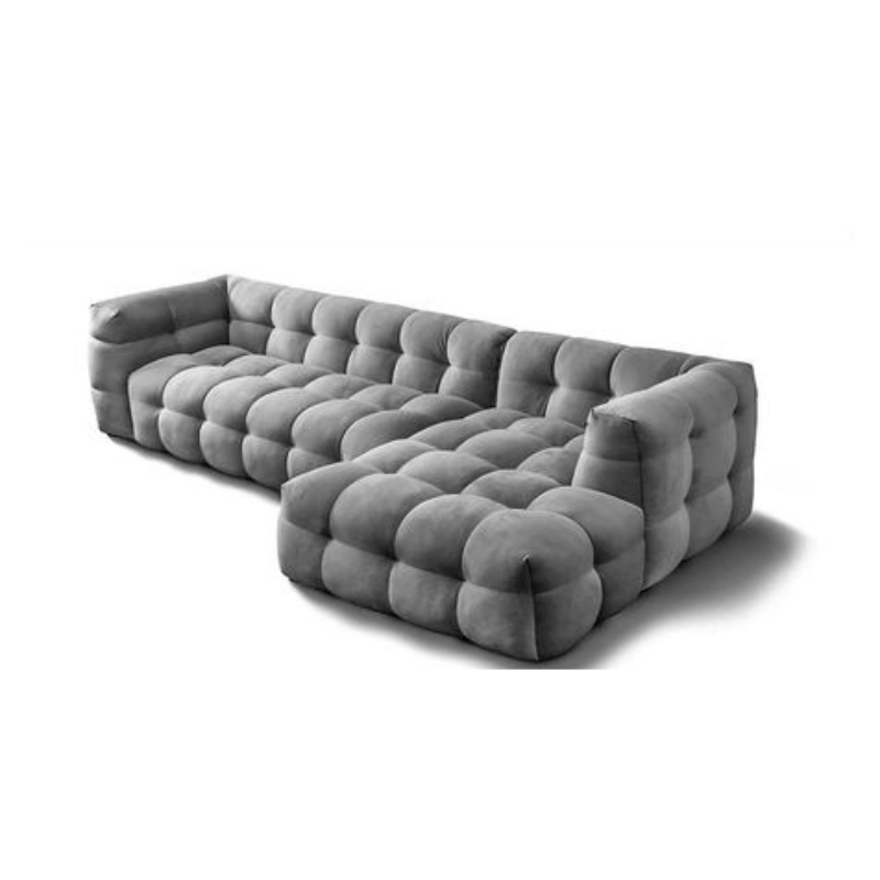 Veyron L-Shape Sofa / Cotton Velvet