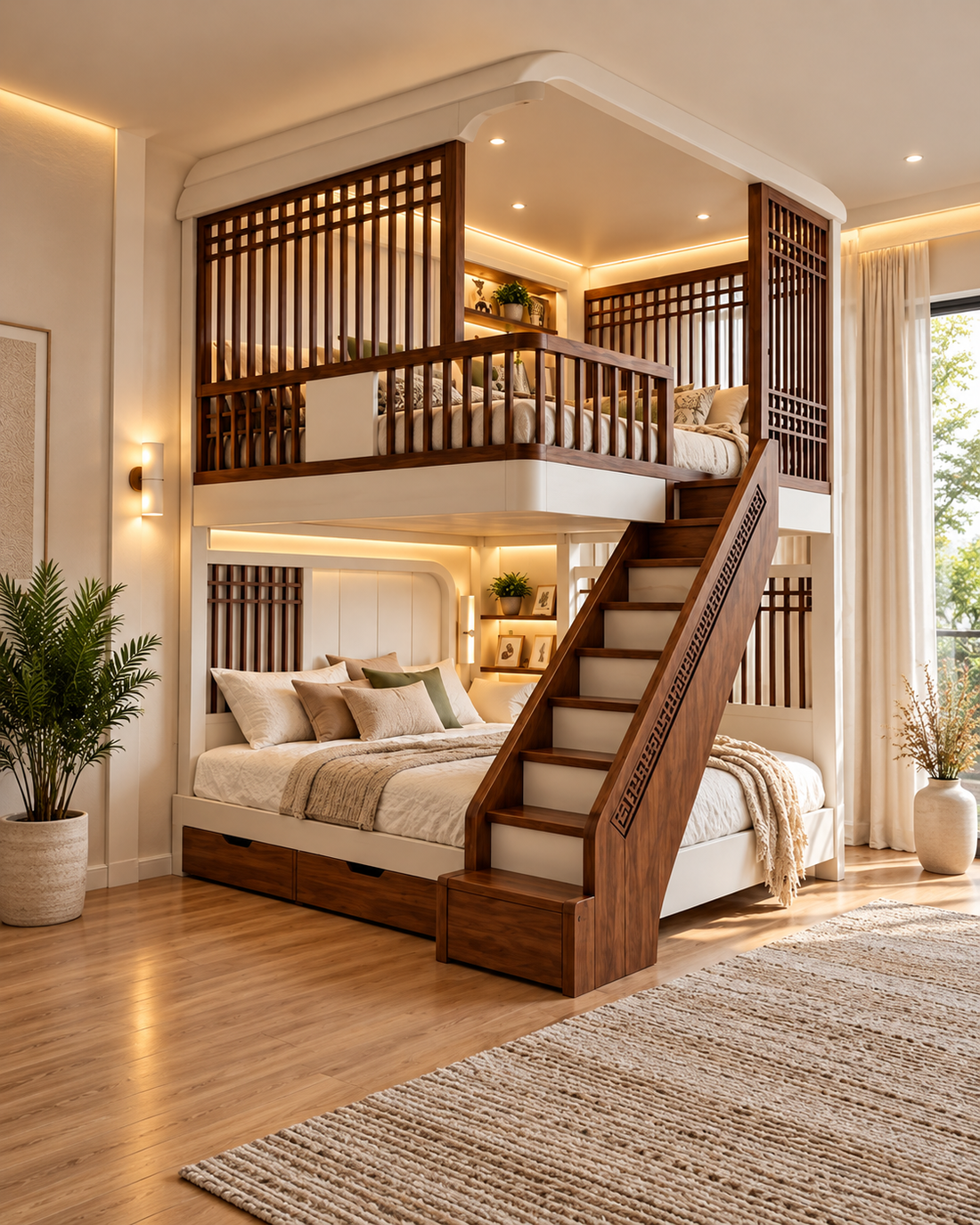 The Arvello Staircase Bunk Bed