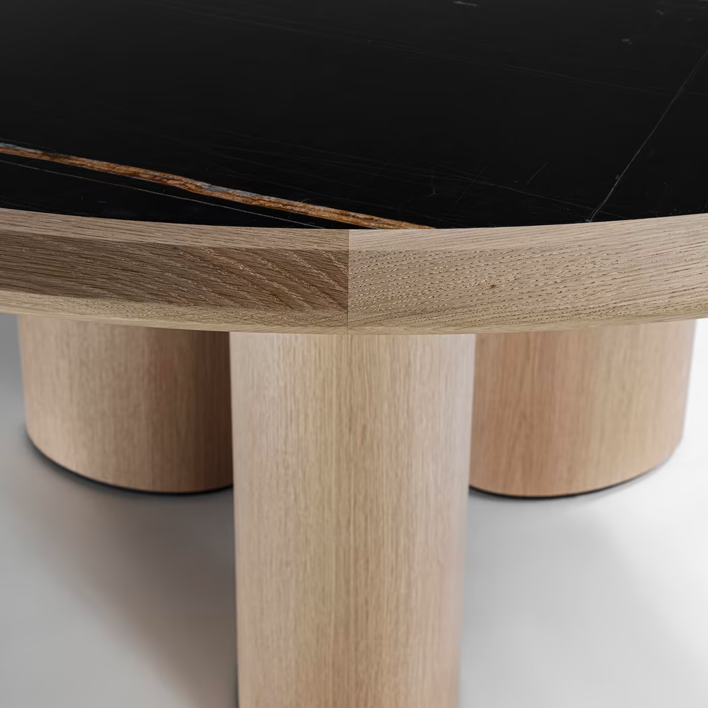 Orvella Round Oak Dining Table