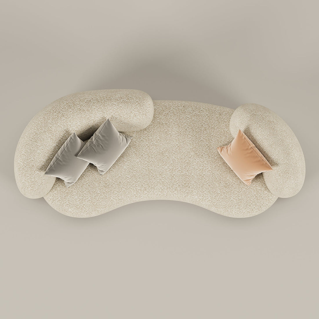 Aura Sofa 3S / Beige Boucle