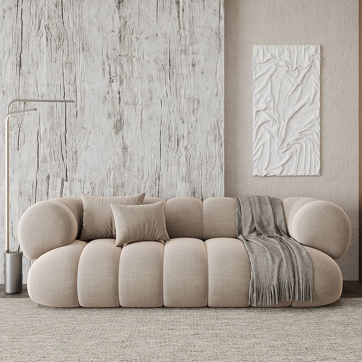 Ava Sofa 3S / Beige Premium Linen