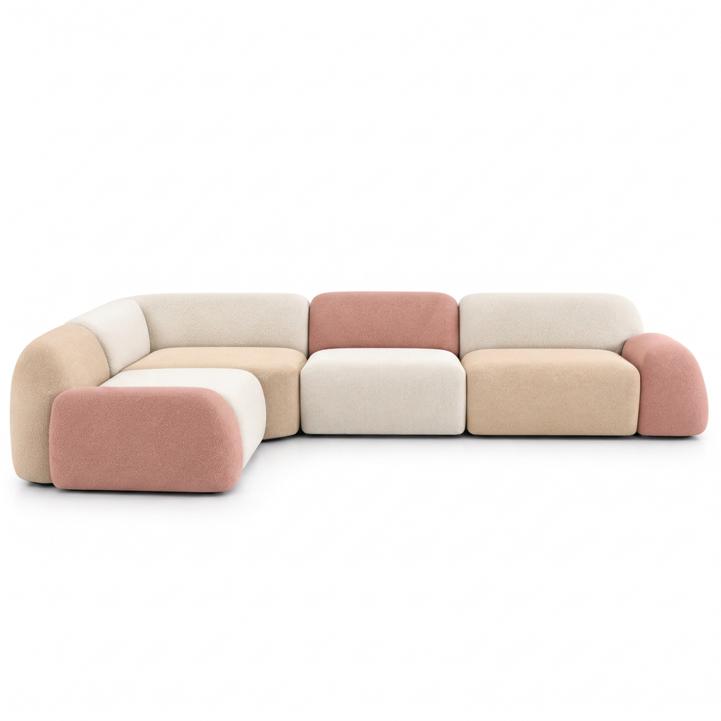 Avello Mix sofa, straight-on front view on a white background