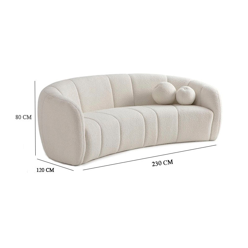 Axel Sofa / Boucle Wool Upholstery