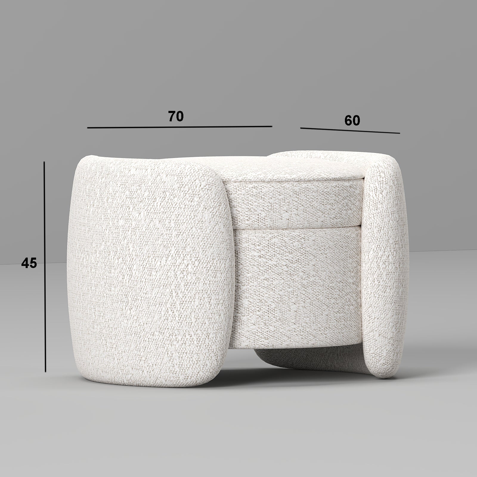 Brent Stool / White Boucle