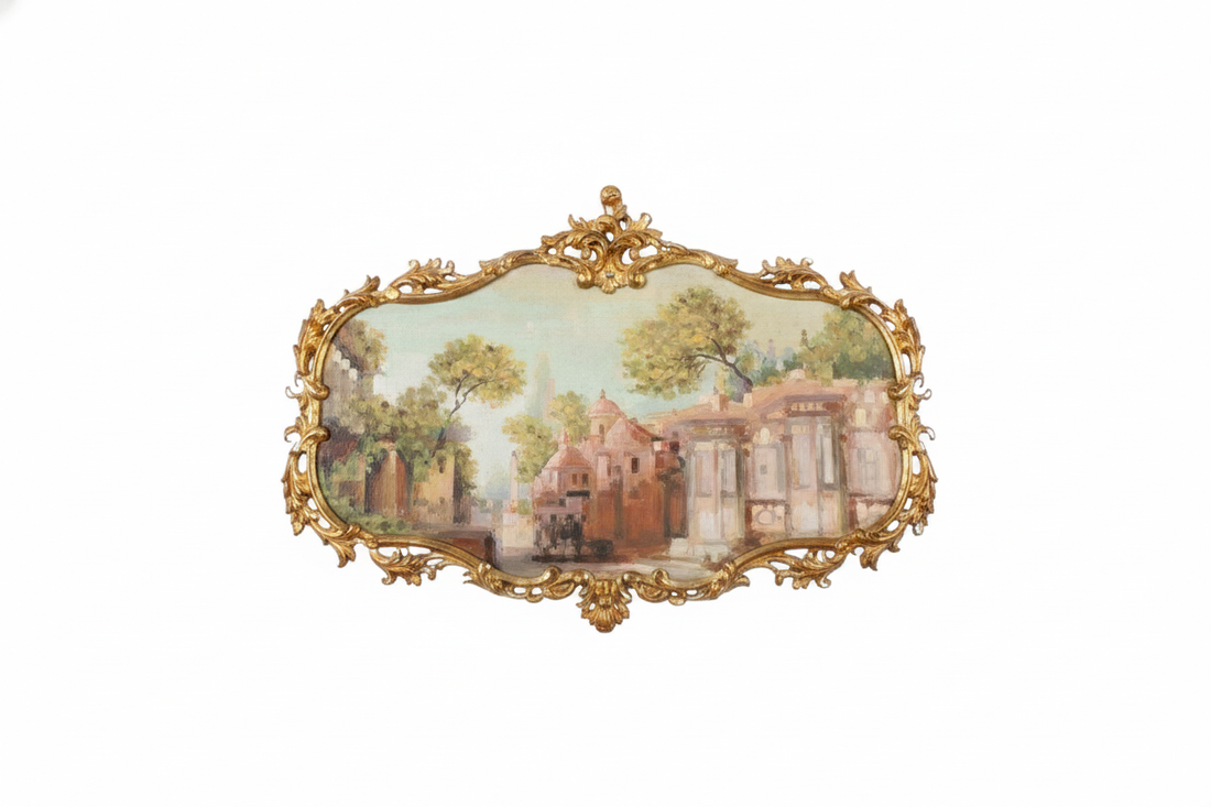 Goblin brass wall frame