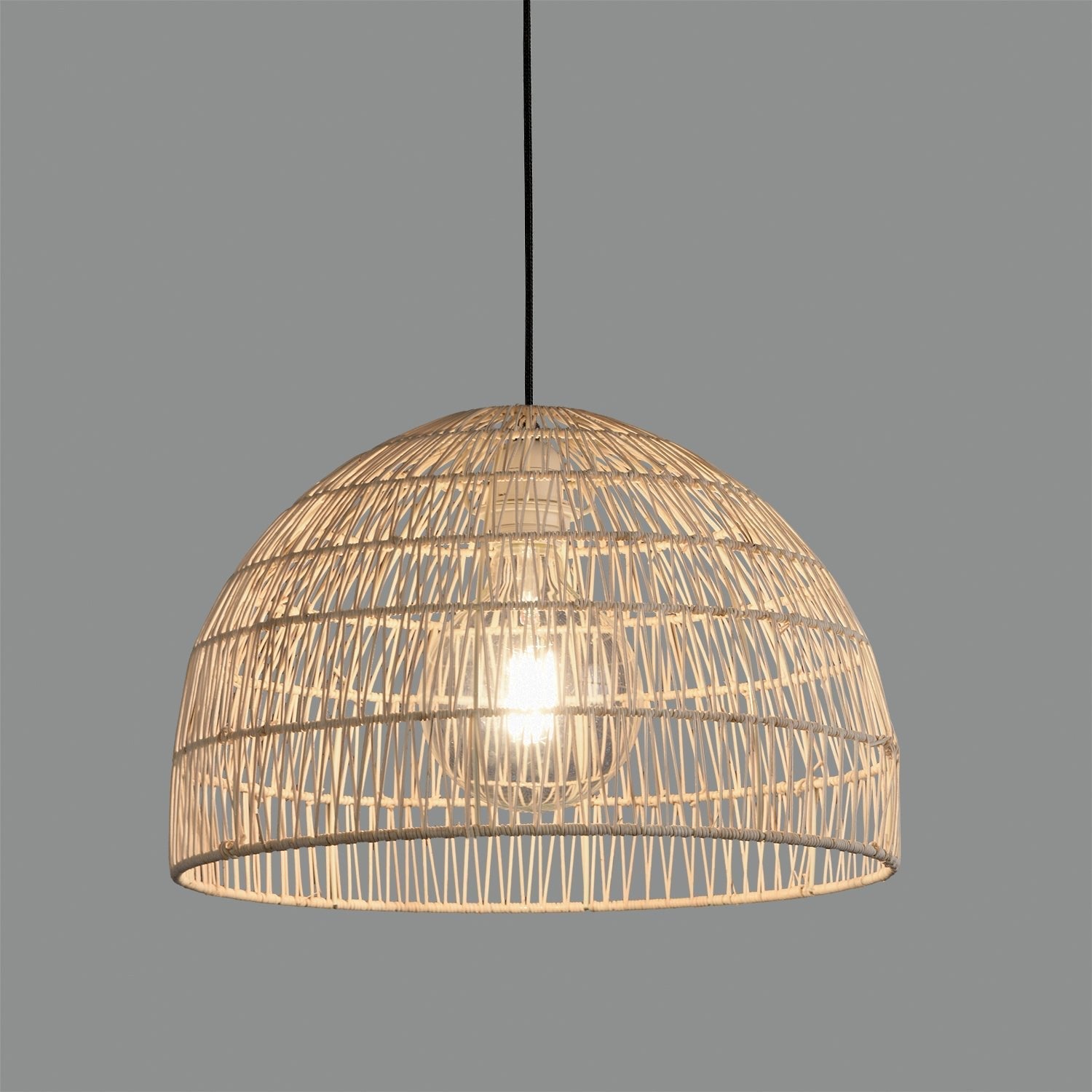 Ceiling Lamp Evens / Rattan Wood