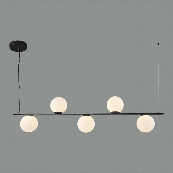 Ceiling Lamp Kin / Metal & Opal Glass