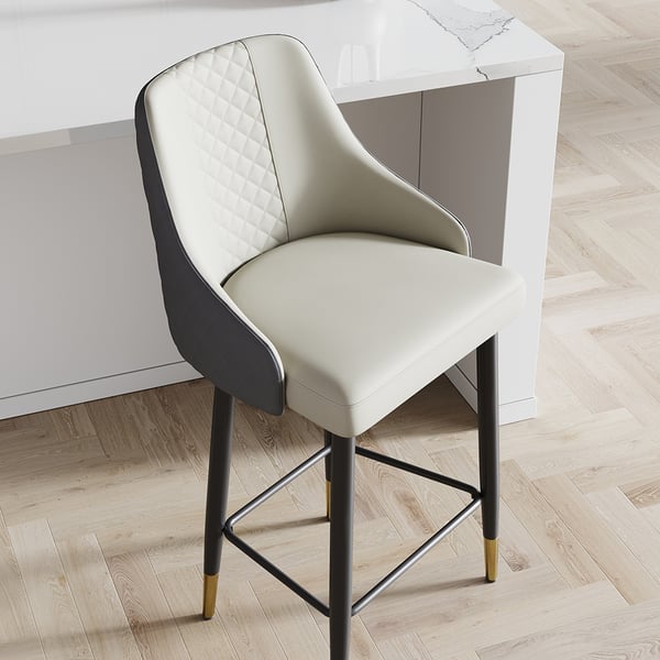 Charles Bar Stool / PU Leather Upholstery