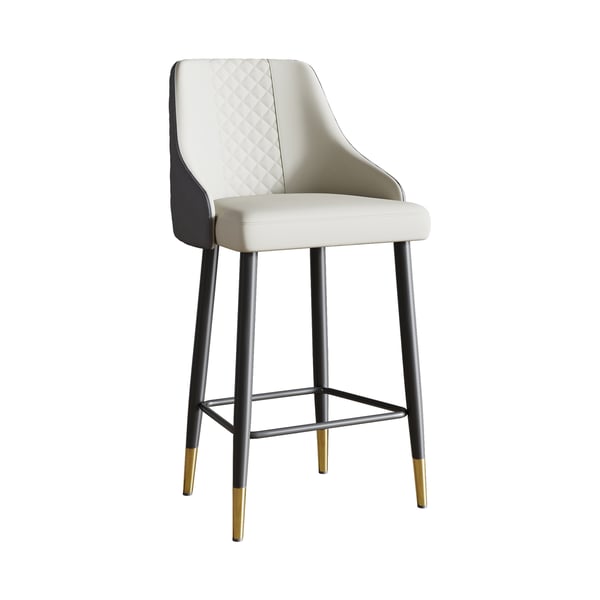 Charles Bar Stool / PU Leather Upholstery