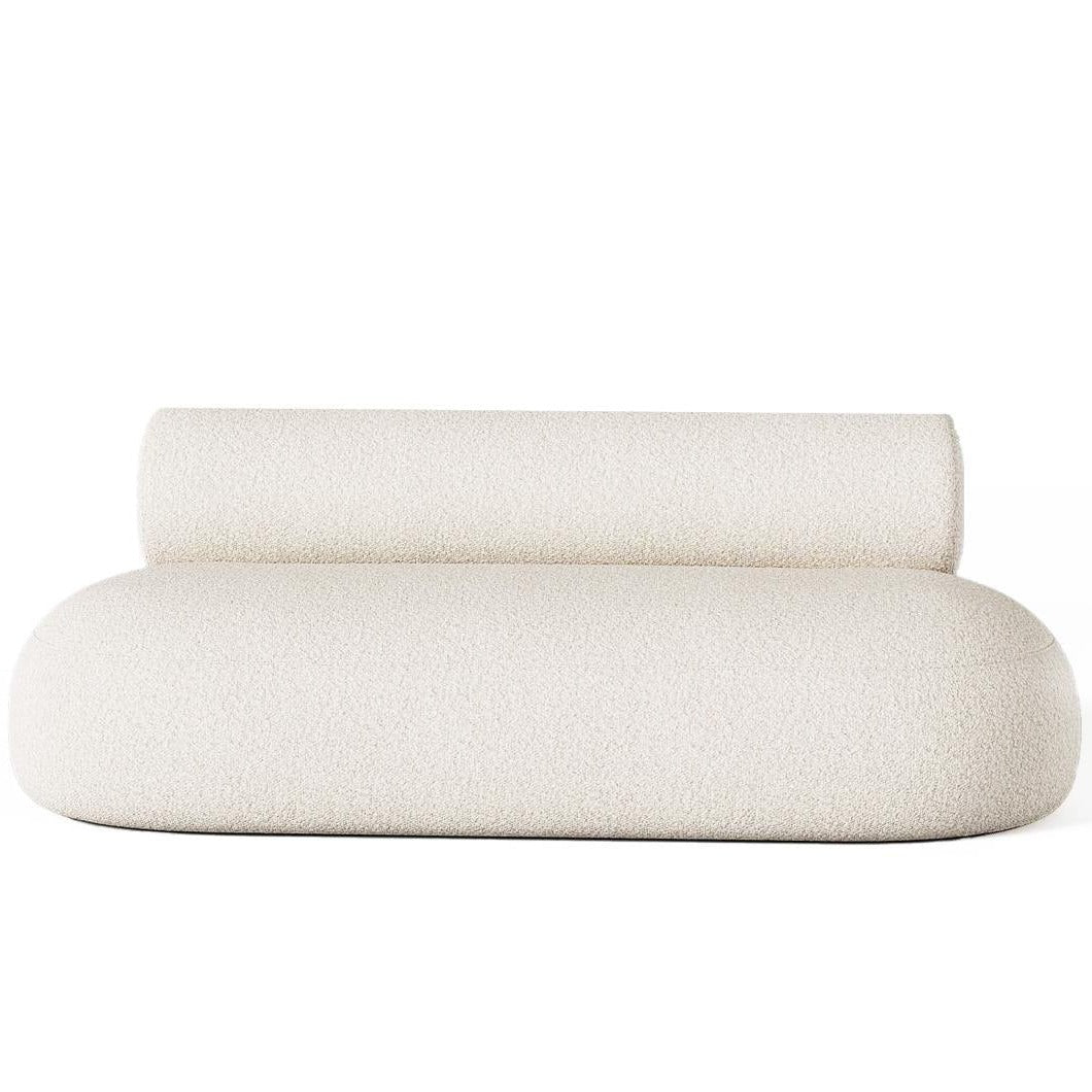 Clio Sofa 3S / White Boucle